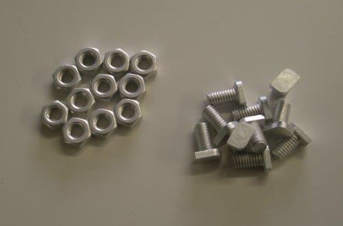 Cropped Head Aluminium Bolts