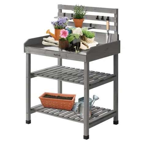 Potting Table - Grey Wash (FSC 100%)