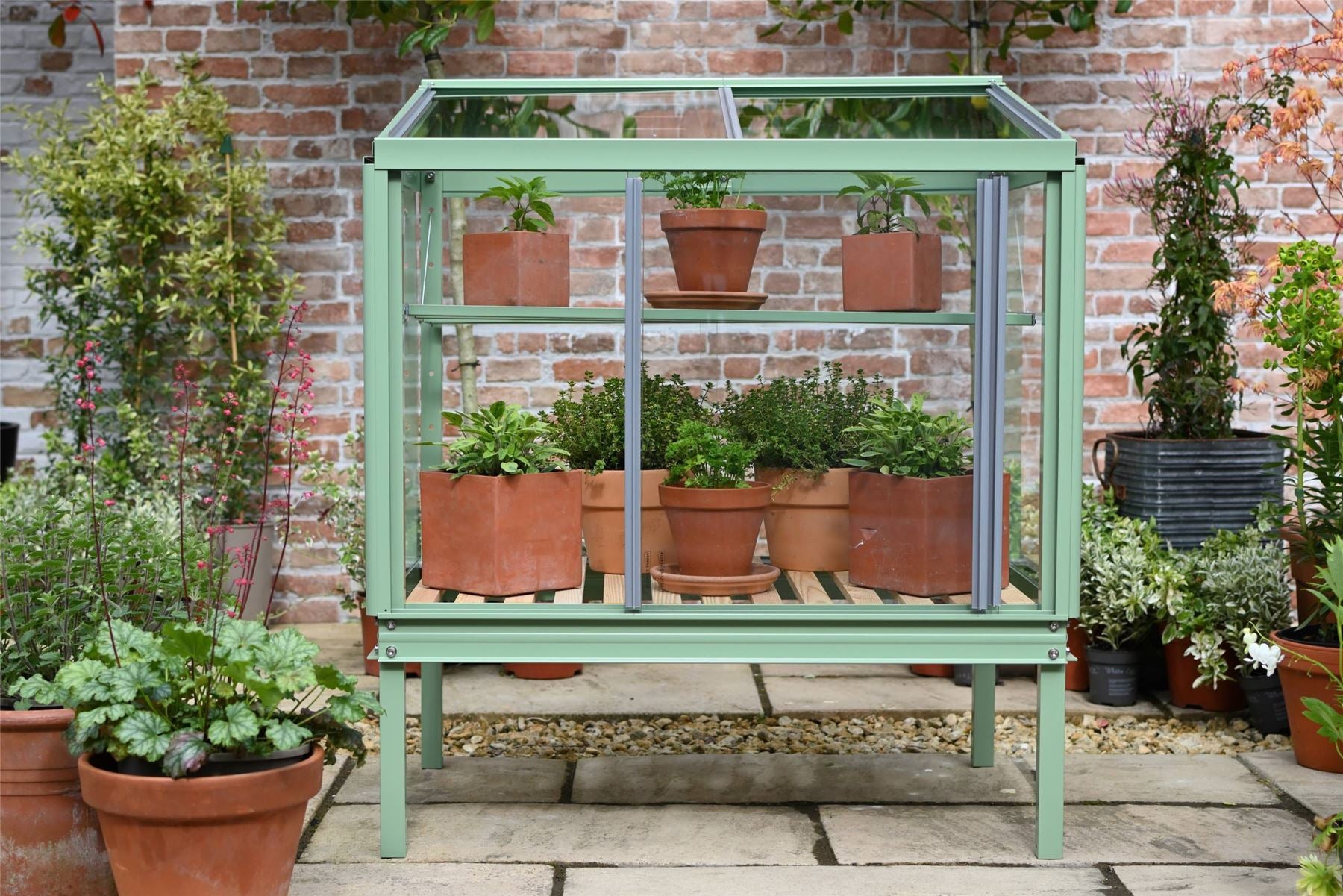 Herb House - Frame &amp; Shelves Cotswold Green