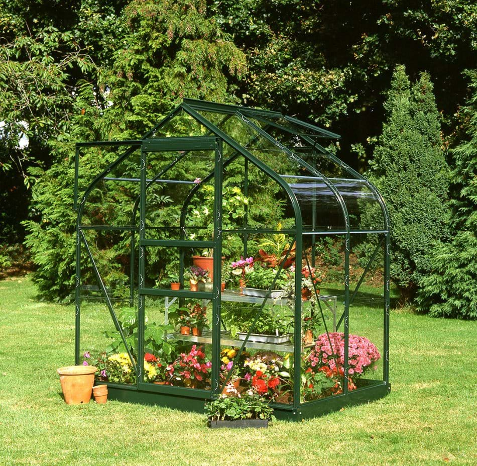 SUPREME 64 6ft x 4ft Green Greenhouse